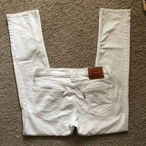 Men’s White Levi’s Skinny Jeans Size 32/32